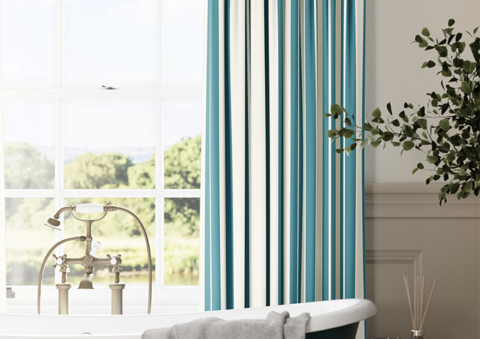 The British Stripe Co. Edward, Blackpool No.1 - Made to Measure Curtains - Image 5